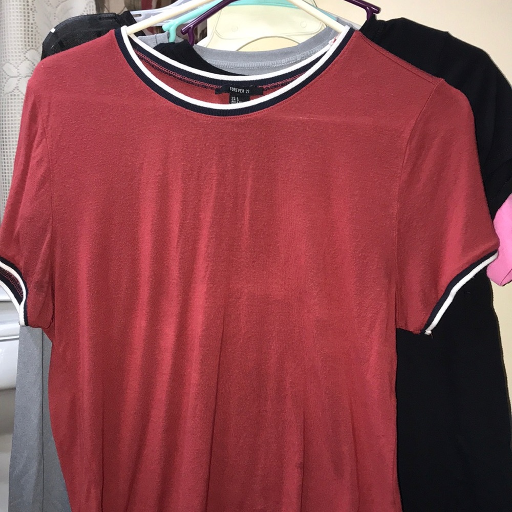 Forever 21 Red Blouse/Top